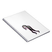 Goth Spiral Foto Notebook Notizblock (Rechte Seite)