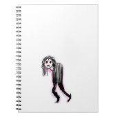 Goth Spiral Foto Notebook Notizblock (Vorderseite)