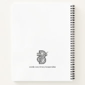 Goth Spiral Notebook Notizblock (Rückseite)