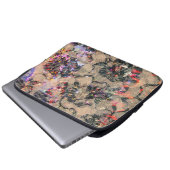 Goth Spitze-Rosen Laptopschutzhülle (Vorne Knopf)