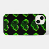 Goth St. Patrick's Day Green Heart iPhone 6 Fall Hülle (Rückseite (Horizontal))