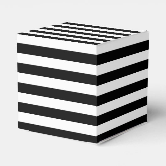 Goth Stripes Pumpkin Bats Halloween Vielen Dank Geschenkschachtel (Rückseite)