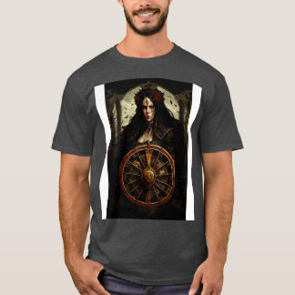 Goth Style Tarot Wheel of Fortune 1 T-Shirt