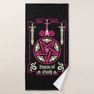 Goth Subculture Post Punk Music Badehandtuch