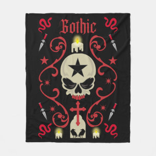 Goth Tag Gothic Art Fleecedecke