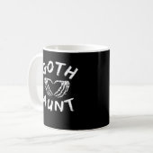 Goth Tante Funny Emo Tante Punk Niedlich Skelettha Kaffeetasse (Vorderseite Links)