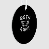 Goth Tante Funny Emo Tante Punk Niedlich Skelettha Ornament (Vorderseite)