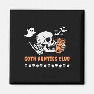 Goth Tanten Club Tante Halloween Gruselig Gothic S Magnet