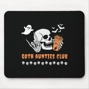 Goth Tanten Club Tante Halloween Gruselig Gothic S Mousepad