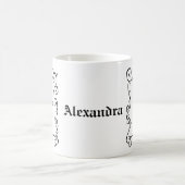 Goth Tea Drinker Individuelle Name Personalisierte Kaffeetasse (Mittel)