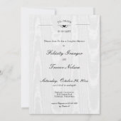 Goth Til Death Do Us Party Skeleton Paare Dusche Einladung (Rückseite)