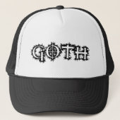 Goth Truckerkappe (Vorderseite)