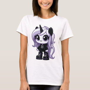 Goth Unicorn Niedlich Kawaii Pastel Goth for Emo T-Shirt