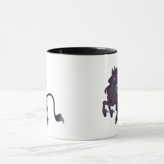 Goth Unicorn Tasse (Zentrum)