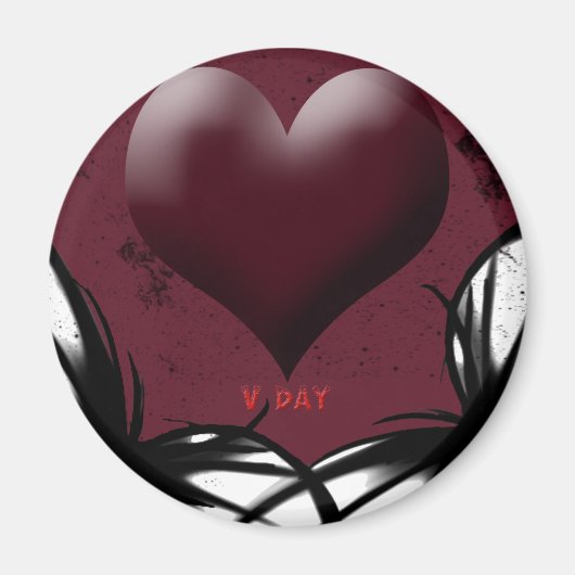 Goth V-Day Produkte Magnet (Vorne)