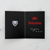 Goth Valentine Feiertagskarte (Innenseite)