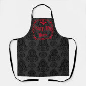 Goth Valentine Key für mein Herz rot Schürze (Vorderseite)