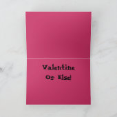 Goth Valentinstag Card Feiertagskarte (Innenseite)