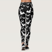 Goth-Vampir-Fledermäuse Leggings (Rückseite)