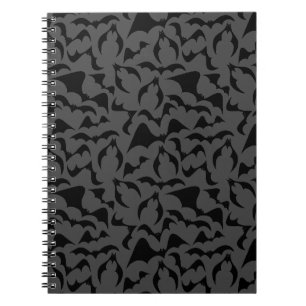 Goth-Vampir-Fledermäuse-Notizbuch Notizblock
