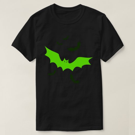 Goth-Vampir-Fledermäuse T-Shirt (Design vorne)