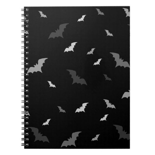 Goth Vampire Bats Notebook Notizblock (Vorderseite)