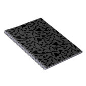 Goth Vampire Bats Notebook Notizblock (Rechte Seite)