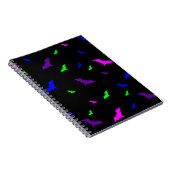 Goth Vampire Bats Notebook Notizblock (Rechte Seite)
