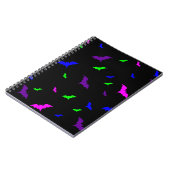 Goth Vampire Bats Notebook Notizblock (Linke Seite)