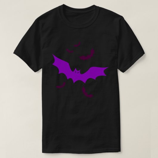 Goth Vampire Bats T-Shirt (Design vorne)