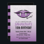 Goth Vampire Lips Halloween Einladung<br><div class="desc">Goth Vampire Thema Einladung, die vollständig angepasst werden können für jedes Alter. Sie können entweder den obigen Wortlaut personalisieren oder auf den Knopf "personalisieren" oder "klicken, um weiter anzupassen" drücken, um weitere Anpassungen an Farbe, Schriftart und Bilder auf der Einladung zu Anzug Ihre Bedürfnisse zu machen. Karo in der Erholung...</div>