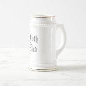 Goth Vater Beer Stein Bierglas (VorderseiteRechts)