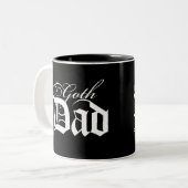 Goth Vater-Tasse 2 Zweifarbige Tasse (Vorderseite Links)