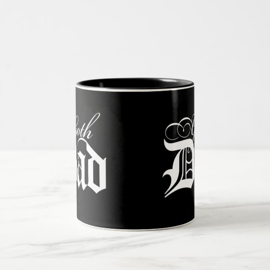Goth Vater-Tasse 2 Zweifarbige Tasse (Mittel)