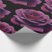 Goth viktorianische kundenspezifische Vintage Geschenkpapier (Ecke)