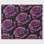 Goth viktorianische kundenspezifische Vintage Geschenkpapier (Flach)