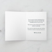 Goth Wedding Anniversary Card - Fügen Sie Ihren ei Dankeskarte (Innenseite)