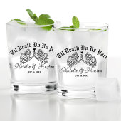 Goth Wedding Personalisiert Bridesmaids bis zum To Whiskyglas