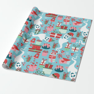 goth weihnachten horror weihnachtsmann geister bla geschenkpapier