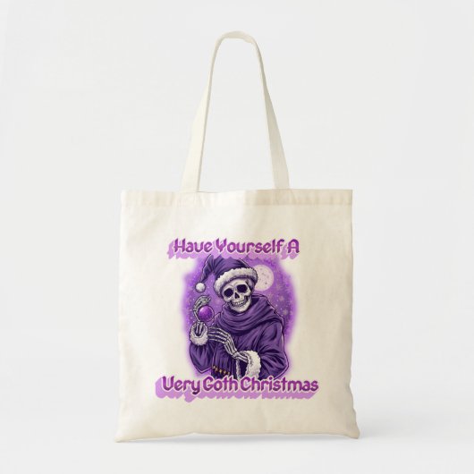Goth-Weihnachten Tragetasche (Vorne)