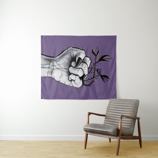 Goth Witchy Pagan Halloween Wandteppich (Beispiel (Horizontal))