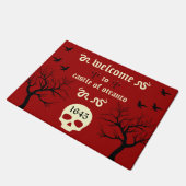 Goth Wohngestaltung Front Fußmatte (Schrägansicht)