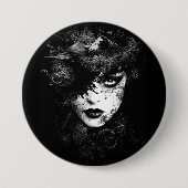 Goth Woman Button (Vorderseite)