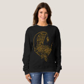 Goth Y2K Alt Emo Fairy Grunge Flower Rose Web Spid Sweatshirt (Vorne ganz)