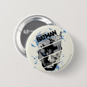 Gotham City Batman Skull Collage Button (Vorne & Hinten)