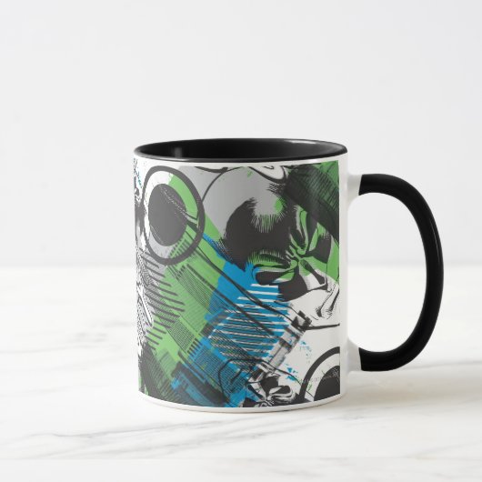 Gotham City Pattern Tasse (Rechts)