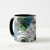 Gotham City Pattern Tasse (Vorderseite Links)