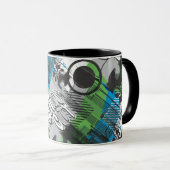 Gotham City Pattern Tasse (VorderseiteRechts)