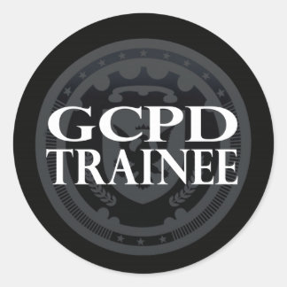Gotham City Police Department Trainee Stickers