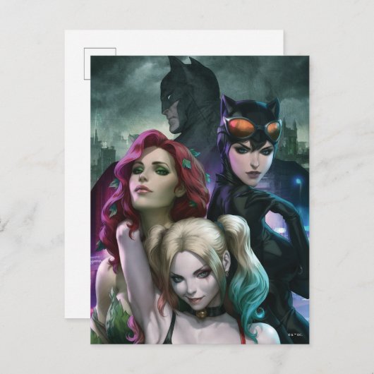 Gotham City Sirens #1000 Comic Cover Variant Postkarte (Vorne/Hinten)